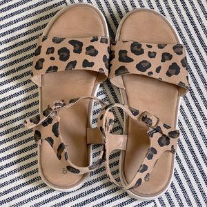 Cheetah-Print Espadrille Sandals for Girls | Old Navy |